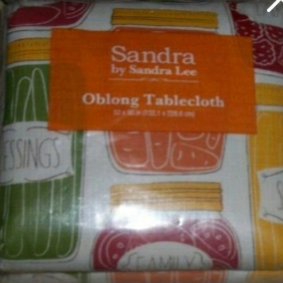 Mason Jar Tablecloth Kitchen Towel Farmhouse Autumn Fall 3 Pc - Picture 3 of 4